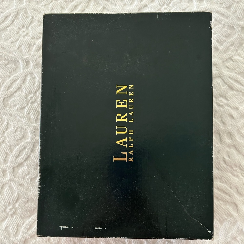 Lauren Ralph Lauren Black Patent T-Strap Heels, 9.5 - Picture 3 of 5